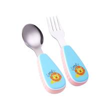 2pcs Safety Tableware Baby Soft silicone feeding spoons baby Spoon Infant Learning spoons 2024 - buy cheap