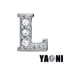 Colgante de cristal para fabricación de joyas, medallón flotante con letras del alfabeto, 20 unids/lote, Envío Gratis 2024 - compra barato
