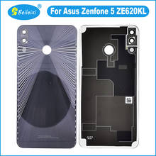 Capa traseira para asus zenfone 5 ze620kl, capa protetora para vidro do painel da porta, capa durável 2024 - compre barato