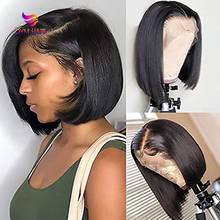 Short Bob Wigs Straight Lace Front Human Hair Wigs For Women 13x4 Bob Lace Front Wigs Glueless Lace Wig Pre Pluck With Baby Hair 2024 - buy cheap