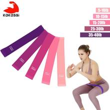 Kokossi yoga crossfit faixas de resistência 5 nível borracha formação puxar corda para esportes pilates expansor fitness gym gym workout 2024 - compre barato