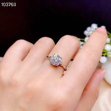 exquisite sparkling moissanite ring for women ring 925 sterling silver birthday gift shiny better than diamond  engagement ring 2024 - buy cheap