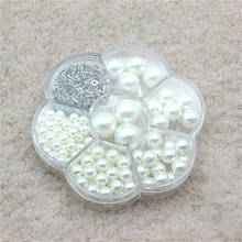 127Pcs/set 6-16mm Pearl Studs Acrylic White Pearls Rivets Spikes w/ Case for DIY Leather Bag Footwear Clothes Decorations 2024 - buy cheap