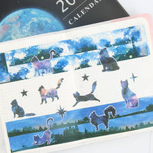 15 упаковок/партия Kawaii Star Cat DIY Декоративные наклейки для скрапбукинга s дневник наклейки в альбом Наклейка для телефона 2024 - купить недорого