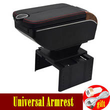 Universal Armrest Box Central Container Storage Box PU Leather Armrest Box Car Styling Accessories 2024 - buy cheap