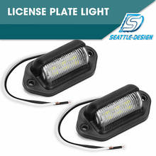 Luz LED Universal para coche, lámpara de paso Interior superbrillante, impermeable, para camión, SUV, coche, barco, remolque, 12V, 2 uds. 2024 - compra barato