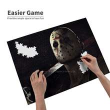 Mortal kombat jason jigsaw quebra-cabeça para adultos crianças diy jogos mortal kombat mortal kombat jason voorhees jason 2024 - compre barato