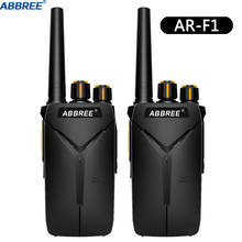 2 шт. ABBREE AR-F1 рация UHF 400-470 МГц 16CH VOX 5 Вт любительский CB радио 10 км дальний портативный двухстороннее радио 2024 - купить недорого