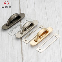 Modern Minimalist Bedroom Furniture Cabinet Hardware Door Handle Zinc Alloy Invisible Dark Push Pull Handles Interior Door 2024 - buy cheap