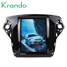 Krando Android 9,0 10,4 "verticial экран автомобильный dvd gps для Ford Mondeo/S-Max 2011-2013 Радио Навигация 2024 - купить недорого