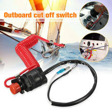 Boat Motor Emergency Kill Stop Switch for Yamaha /Tohatsu Outboard Stop Kill Switch Cut Off Switches with Safety Tether Lanyard 2024 - buy cheap