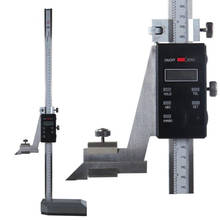 Цифровой измеритель высоты 0-150 мм/6 дюймов из нержавеющей стали, Пластиковый штангенциркуль, электронный инструмент для деревообработки с магнитным основанием 2024 - купить недорого