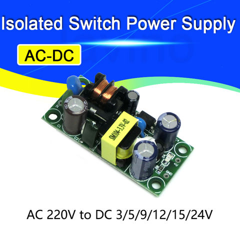 AC-DC Isolated Switch Power Supply Module Buck Converter Step Down Module AC 220V to DC 3.3V 4W 5V 9V 12V 15V 24V 2022 - buy cheap