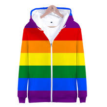 2020 3D Print Fashion Pride LGBT Clothes Gay Love Lesbian Rainbow Flag Design hoodies sweatshirt Women/Men Streetwear Clothes 2024 - buy cheap