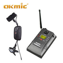 OKMIC-Sistema inalámbrico OK-8R/ok-27, instrumento profesional UHF PLL, micrófono para saxofón, audio, 830-842MHz 2024 - compra barato