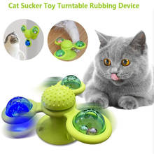 Windmill Cat Toys Tickle Play Game Scratching Teasing Interactive Whirling With Led Ball Massage Cat Toy Educational Soft Pet 2024 - buy cheap