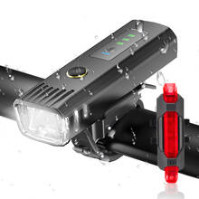 Умный индукционный велосипедный передний светильник, USB-аккумулятор, задний фонарь, светодиодная фара, водонепроницаемая велосипедная лампа, велосипедный фонарик для велосипеда 2024 - купить недорого