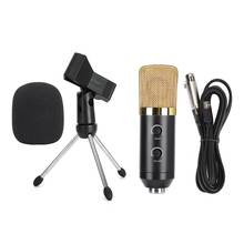 USB Condenser Computer Microphone Wired Sound Stereo Desktop Microphone MIC Computer Laptop Unidirectional Microphone Set 2024 - buy cheap