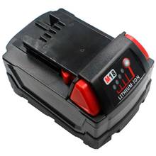 5.0Ah 18650 Battery Pack MIL18D Lithium Battery 18V Replacement for Milwau 18v Battery M18 48-11-1815 M18B2 M18B4 M18XC M18BX 2024 - buy cheap
