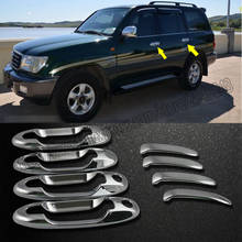 For Toyota Land Cruiser 100 LC100 J100 1998-2007 ABS Chrome Handle Cover Trim Bowl 2024 - buy cheap