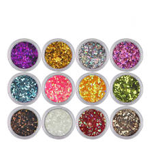 12pcs Laser Nail Glitter Mini Hexagon Shape Laser Shining Nail Art Glitter DIY Sparkly Paillette Tips Nail Manicure Sequins 2024 - buy cheap