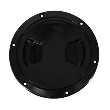 5 polegadas round access hatch cover deck placa para rv barco marinho (preto) 2024 - compre barato