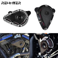Motorcycle Turnable Air Cleaner CNC Air Filter Aluminum For Harley Dyna Street Bob Softail Touring Sportster XL 1200 883 FXDF 2024 - buy cheap