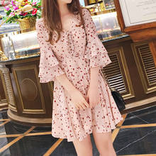 Summer Dress 2020 Boho Style Beach Dress Fashion Short Sleeve V-neck Polka Dot A-line Party Dress Sundress Vestidos #F 2024 - buy cheap