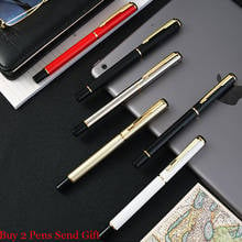 Bolígrafo De Metal con diseño de marca de moda para hombres, bolígrafo de escritura de firma para oficina y negocios, compra 2 bolígrafos, envío de regalo 2024 - compra barato