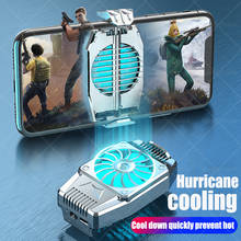 Cooler portátil para celular, sistema de refrigeração com entrada usb para iphone, samsung e huawei 2024 - compre barato