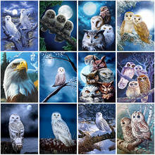 DIY Owl 5D Diamond Painting Full Square Drill Animal Diamond Embroidery Mosaic Cross Stitch Resin Home Decor Wall Art Gift 2024 - buy cheap