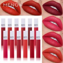 12pcs/lot MENOW Soft Matte Liquid Lipstick Waterproof Red Velvet Lip Kit Makeup Long-lasting Lip Gloss Cream Comestic 2024 - buy cheap