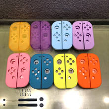 Чехол для Nintendo For Switch NS for Joy Con, сменный корпус, чехол для NX for joycon, чехол для контроллера, зеленый, розовый, черный 2024 - купить недорого