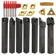 21PCS Multifunctional Lathe Tools Solid Carbide Inserts Holder Boring Bar Lathe Cutter With Wrenches For Lathe Turning Tools 2024 - buy cheap
