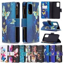 Capa carteira com zíper para samsung galaxy, a72, a52, a32, 5g, capa de telefone com flip de couro para samsung galaxy a02s, eu, a02 2024 - compre barato