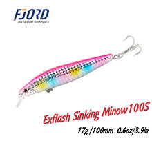 FJORD Sinking Fishing Lure Minnow 100mm 17g AR-C Systerm Tungsten Long Casting Fishing Tackle 2024 - buy cheap