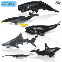 Microscape моделирование океана животных модель игрушки набор горбатый кит Акула фигурки героев обучающая игрушка для детей игрушка фигурка 2024 - купить недорого