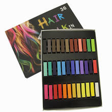 36pcs Colorful Hair Crayon Temporary Color Chalk for Coloring Hair Dye Pastels Kit DIY Styling Tools Creme Para Cabelo Set 2024 - buy cheap