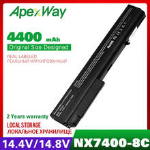 Batería de 14,8 V para portátil HP COMPAQ Business Notebook, 7400, 8200, 8400, 8500, 8700, serie 8510p, 8510w, 8710p, 6720t, nx7400, nx8200 2024 - compra barato