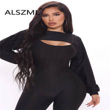 Fashion Style O Neck Pant Set Long Sleeve 2 Pieces Clothes Suit Sporty Crop Top And Long Pant Suit 2024 - buy cheap