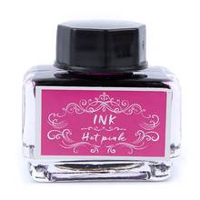 1 Bottle Pure Colorful 15ml Fountain Pen Ink Non-carbon Refilling Ink Stationery 2024 - buy cheap