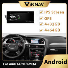 Reproductor multimedia con pantalla android para coche, radio con unidad principal y gps para AUDI A4, 2009, 2010, 2011, 2012, 2013, 2014 2024 - compra barato