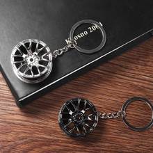 Universal Car Wheel Turbo Keychain Key Ring for volkswagen golf 4 ford focus 3 toyota auris seat exeo bmw e46 audi A1 A2 2024 - buy cheap
