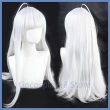D4DJ Matsuyama Daria Cosplay Wig White Long Straight Heat Resistant Hair Adult Halloween Role Play 2024 - buy cheap