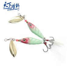 TAF Luminous Spinnerbait 21g Spoon Spinner Bait Fishing Lure Metal Bait Fishing Bait Isca Artificial Para Pesca Leurre Peche 2024 - buy cheap