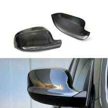 Carbon Fiber Rear View Mirror Cover Caps Fit For BMW X3 F25 X1 E84 2011-2013 2024 - buy cheap