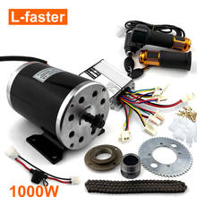 Kit de conversión de karts eléctricos para motocicleta, Motor eléctrico para motocicleta de alta velocidad, 1000W, 25H 2024 - compra barato