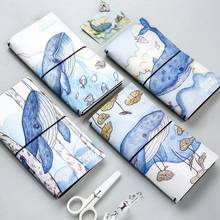 cute Blue Whale Journal Diary Hard Cover Cute Journal Study office Supplies Notebook (random style) 2024 - buy cheap