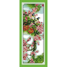 Everlasting Love The Plum Blossom Chinese Cross Stitch Kits Ecological Cotton Clear Stamped Printed 14C DIY Christmas Decoration 2024 - buy cheap