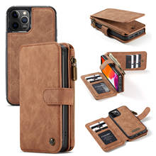 CaseMe для iPhone 12 mini Pro Max кошелек на молнии кожаный оригинальный флип-кошелек на молнии кожаный чехол для iPhone 12 mini 2024 - купить недорого